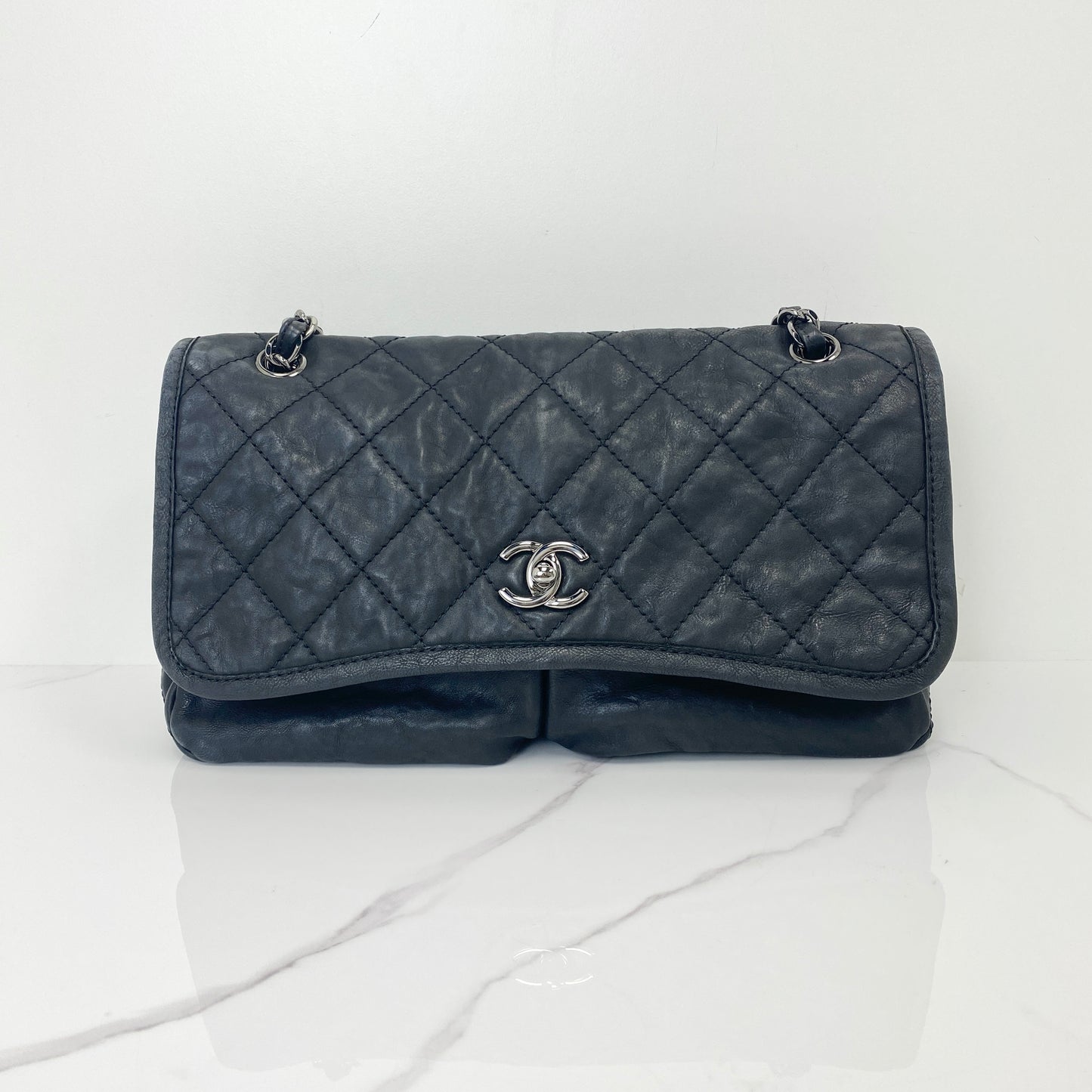 Chanel Stitch Chain Flap Shoulder Bag - photo 1