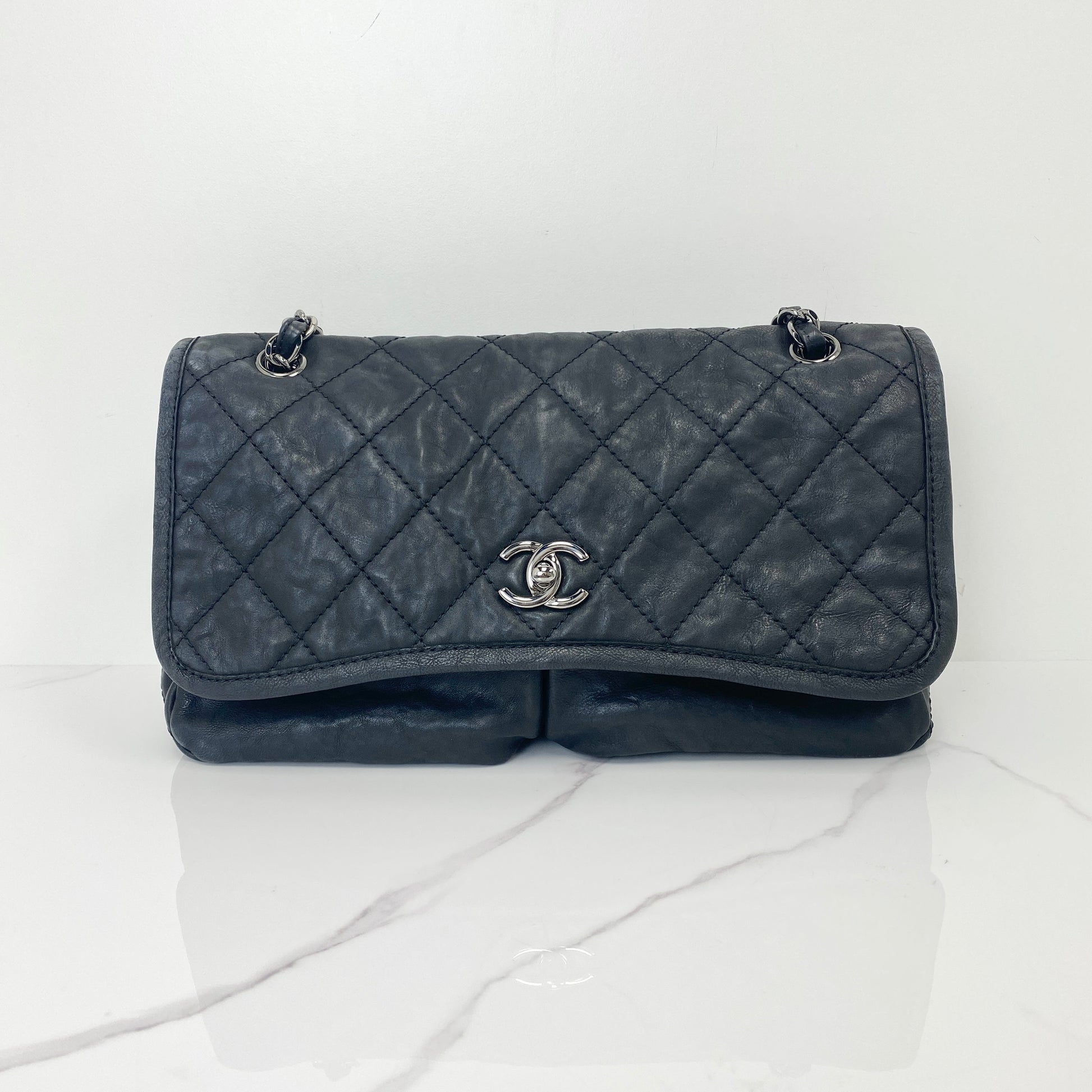 Chanel Stitch Chain Flap Shoulder Bag - photo 1