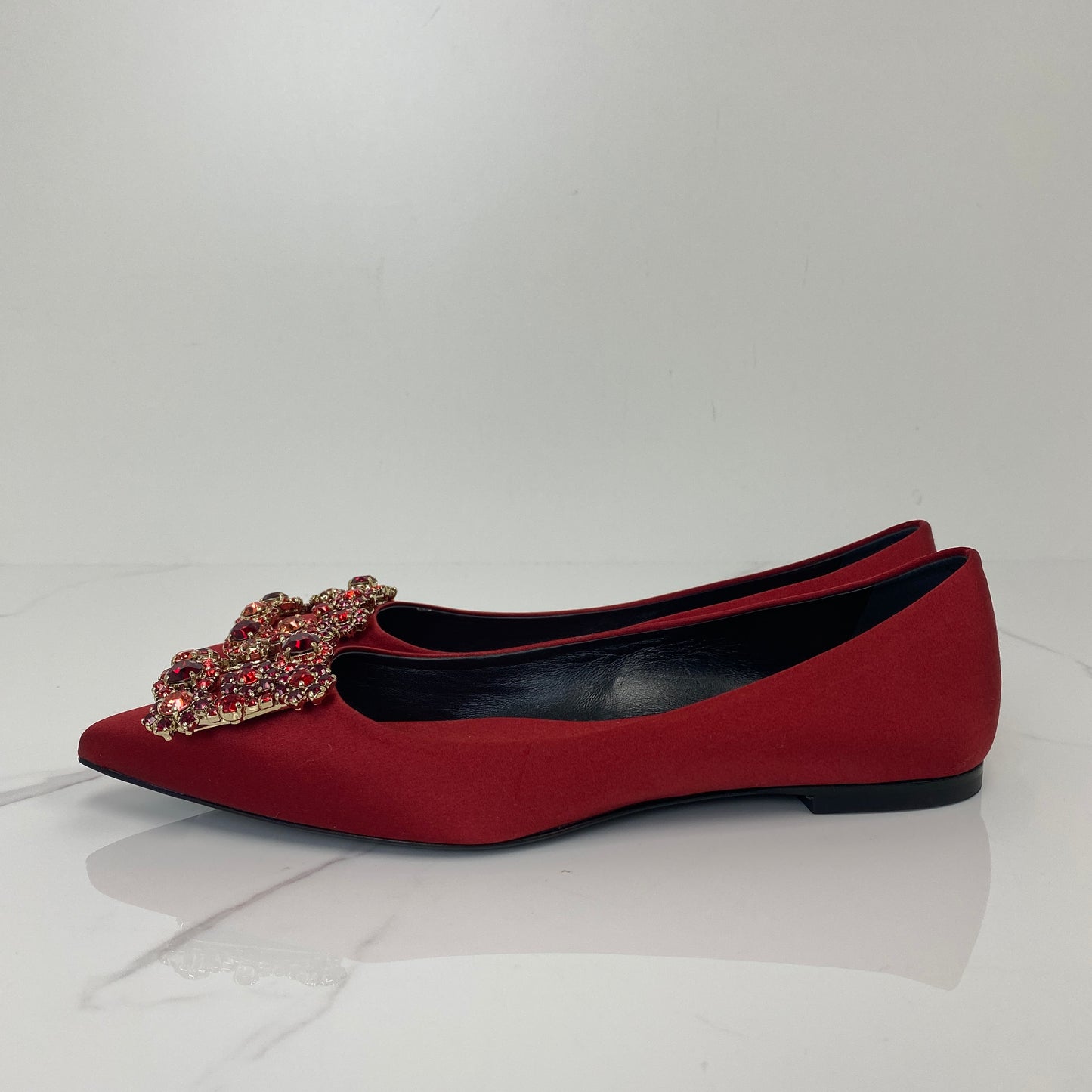 Roger Vivier Satin Flower Strass - photo 3