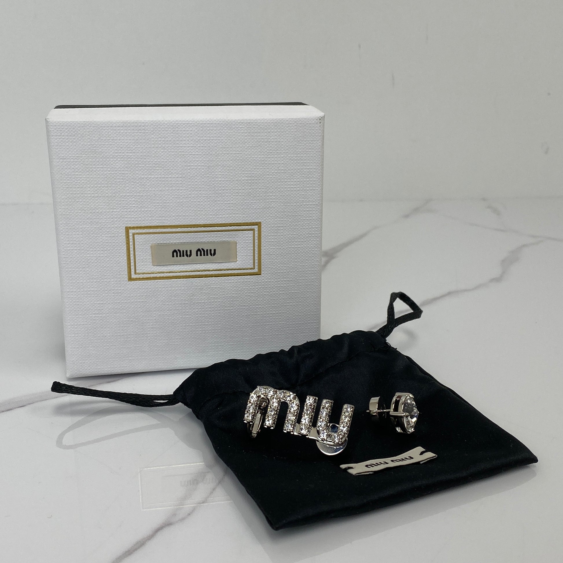 MIU MIU Crystal Earrings - photo 3