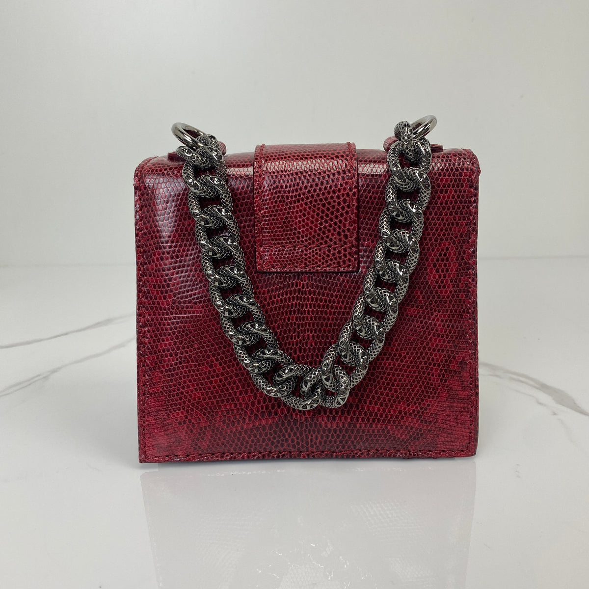 Valentino Lizard Chain Bag - photo 3