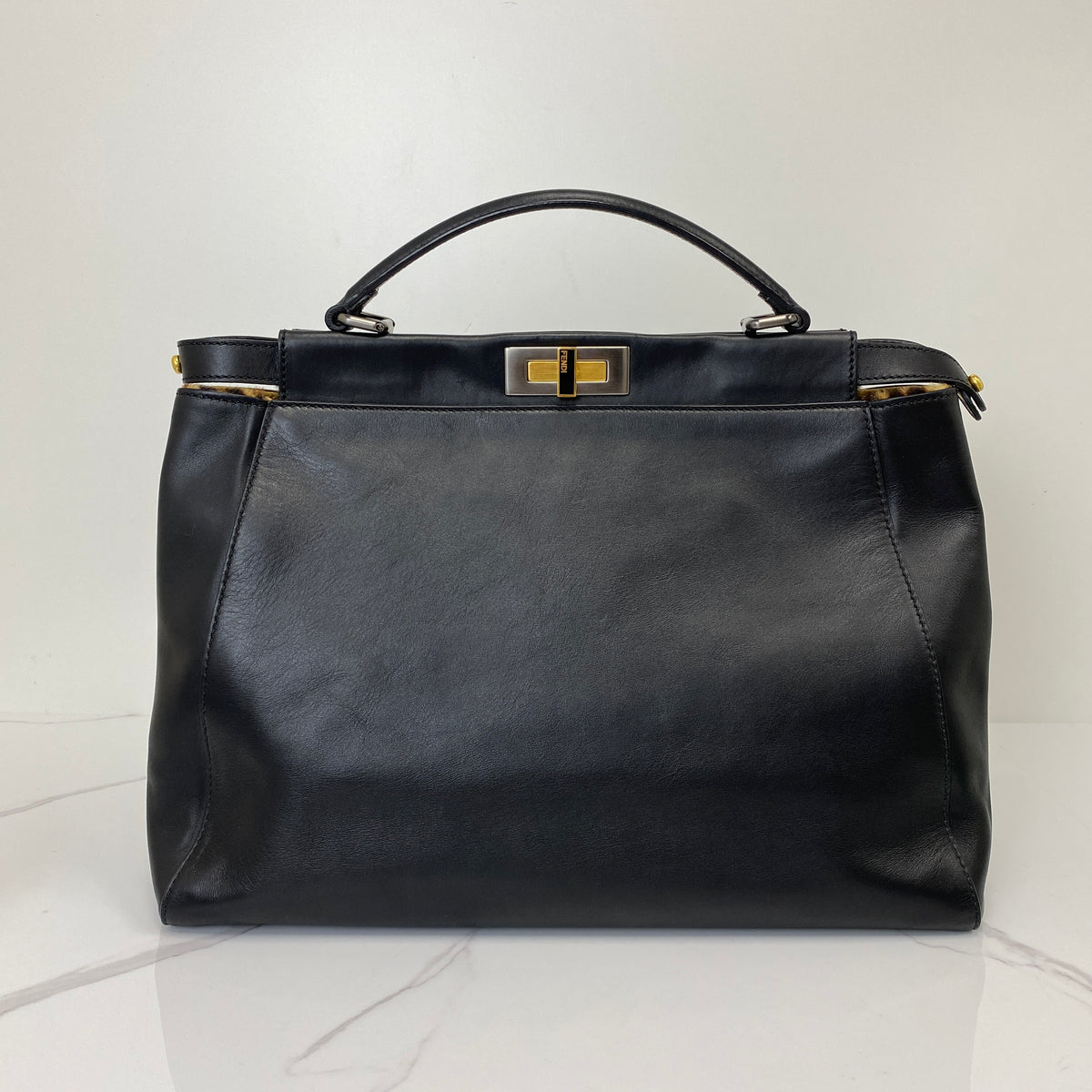 Fendi Leopard Print Large Peekaboo Bag - photo 3