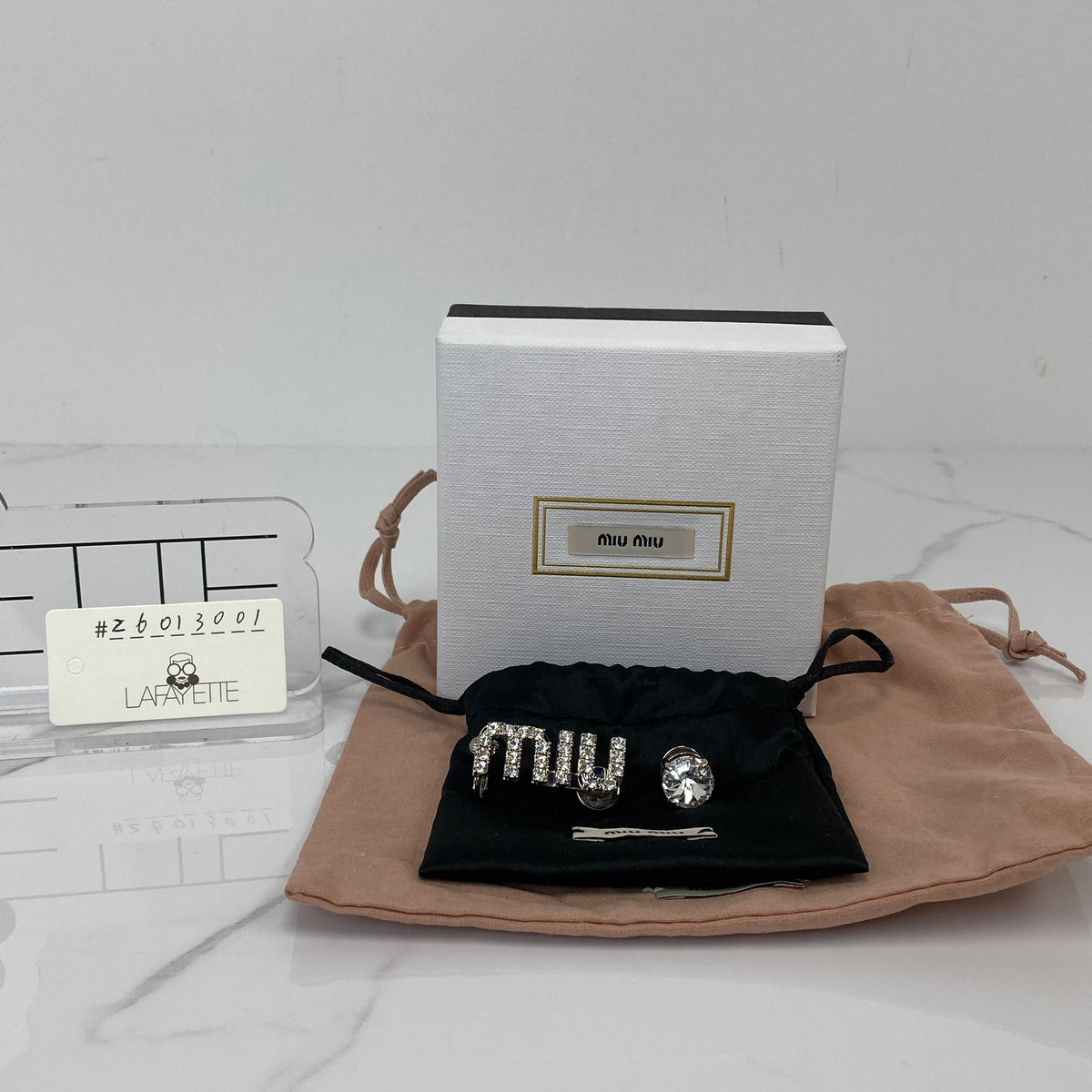 MIU MIU Crystal Earrings - photo 2