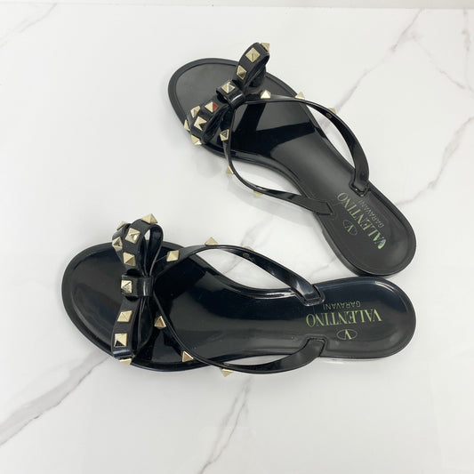 Valentino Rockstud Rubber Slipper - photo 1