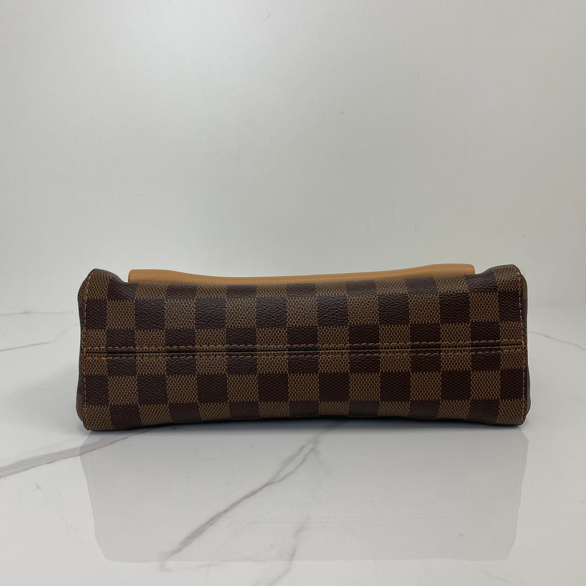 Louis Vuitton Vavin PM Damier Ebene, Brown Damier Ebene Coated Canvas, Gold Tone — detail view 3
