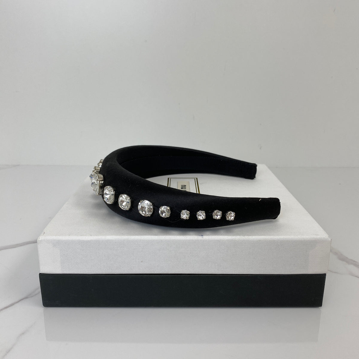 MIU MIU Crystal Headband - photo 4