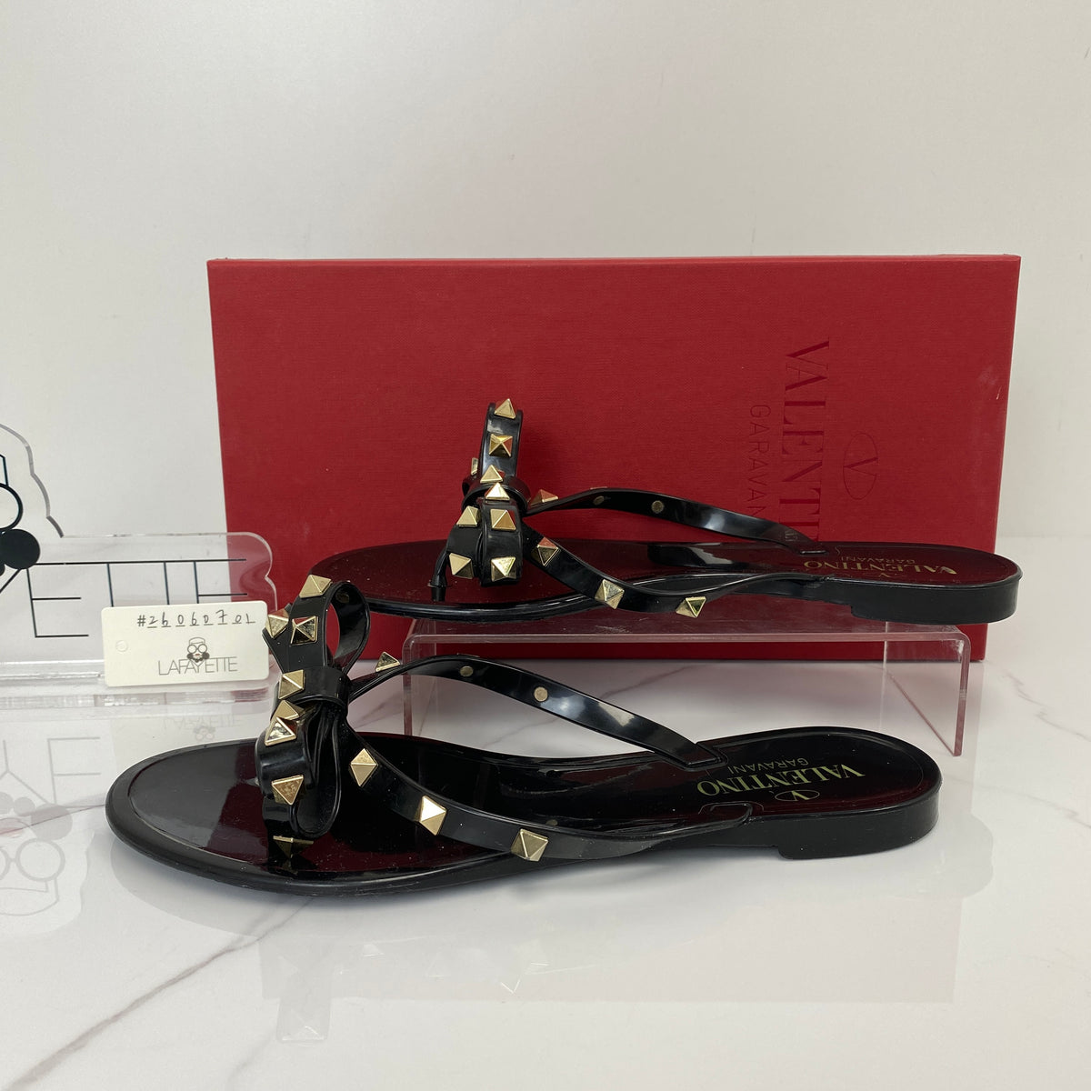 Valentino Rockstud Rubber Slipper - photo 3