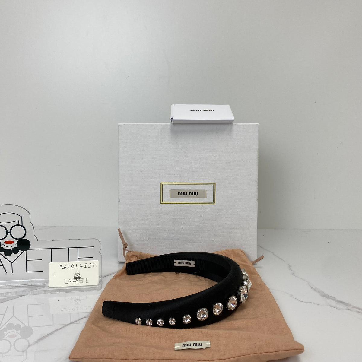MIU MIU Crystal Headband - photo 2