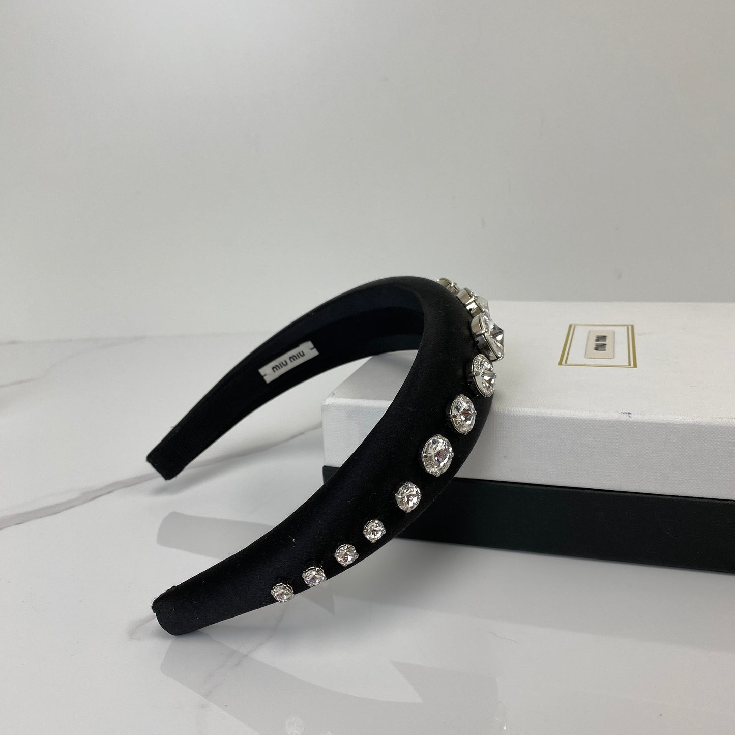 MIU MIU Crystal Headband - photo 6