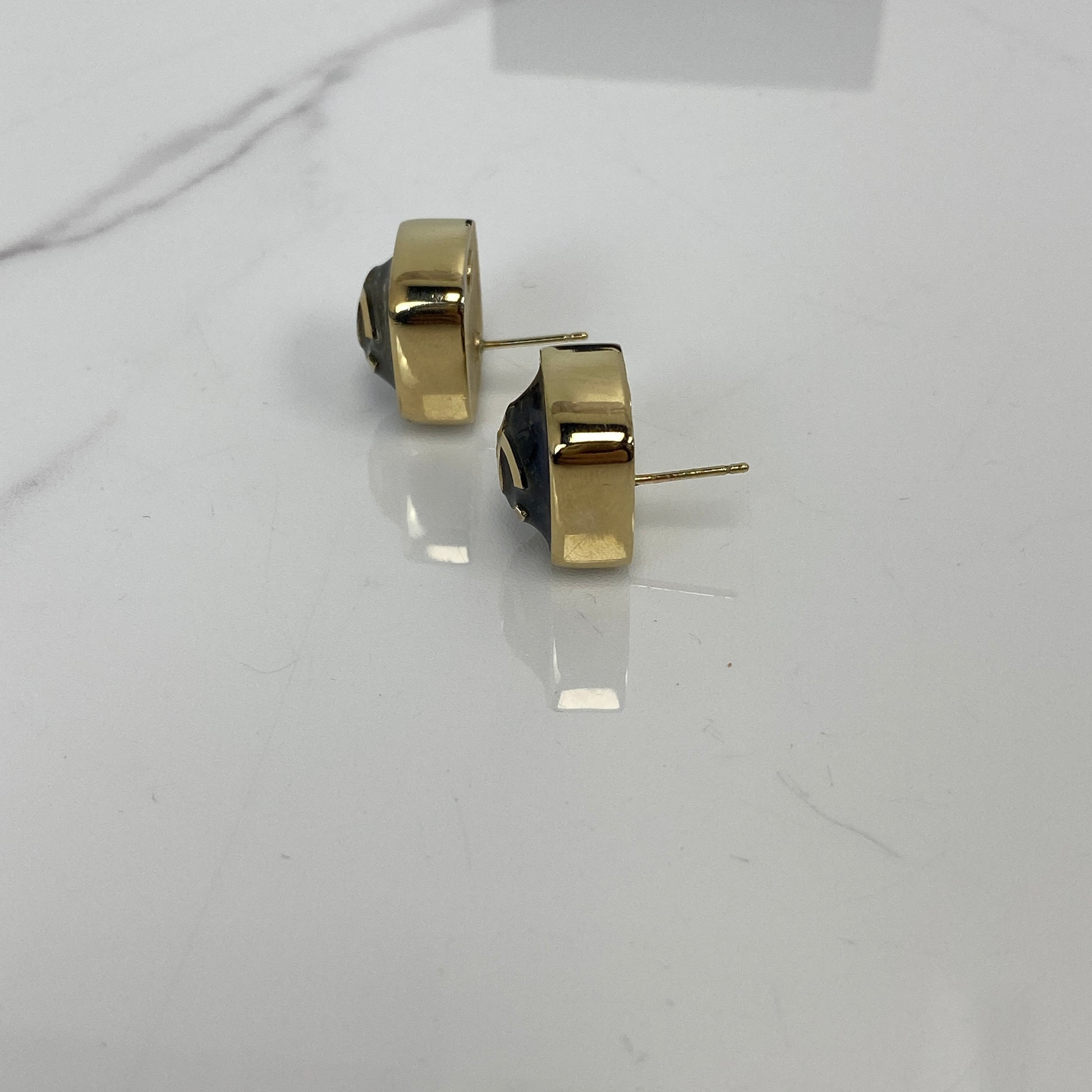 Chanel Classic CC Stud Earrings - photo 3