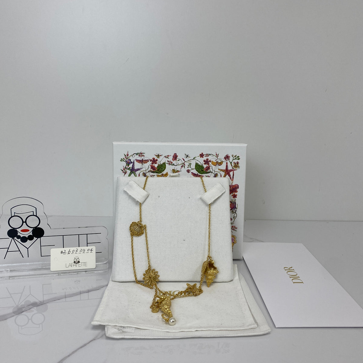 Christian Dior Cabinet De Curiosites Double Chain Necklace - photo 2