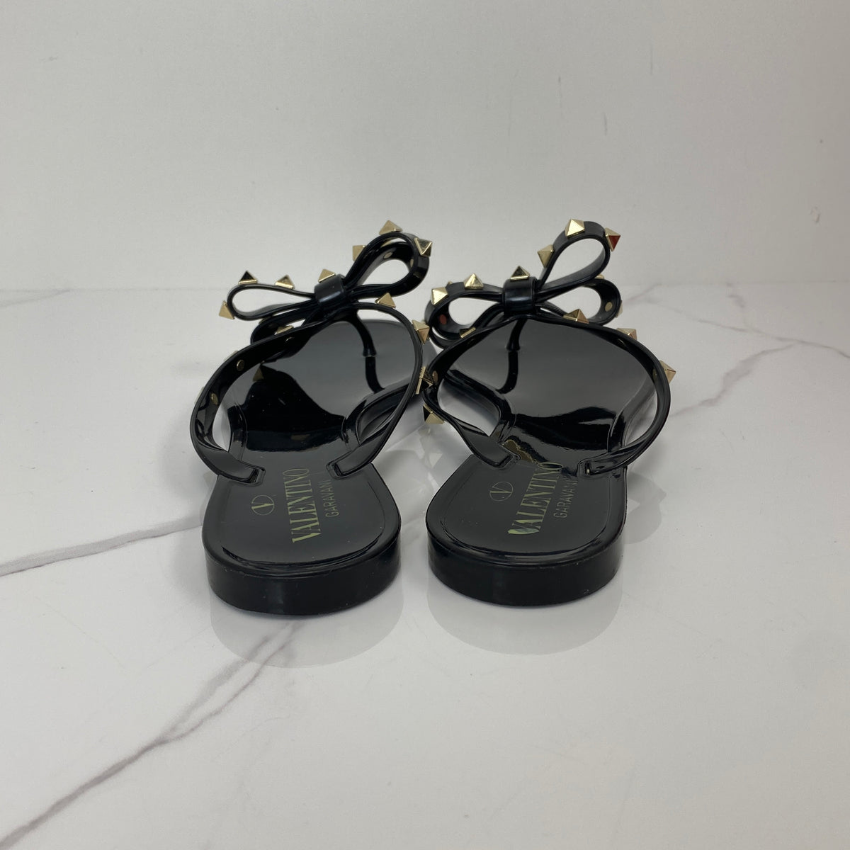 Valentino Rockstud Rubber Slipper - photo 5
