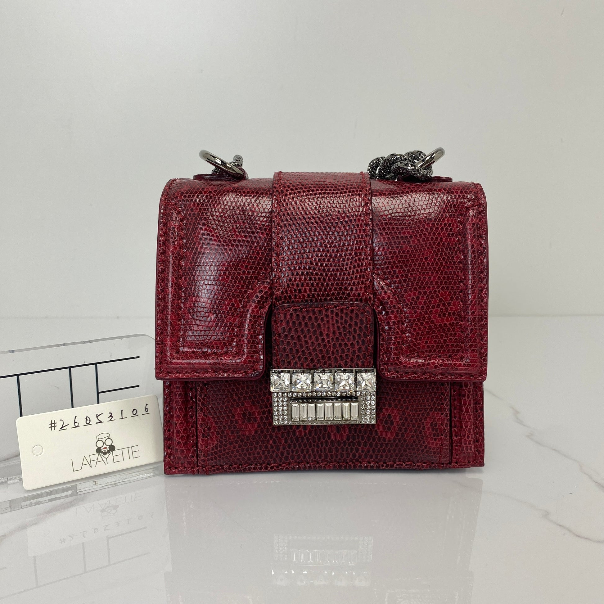 Valentino Lizard Chain Bag - photo 5