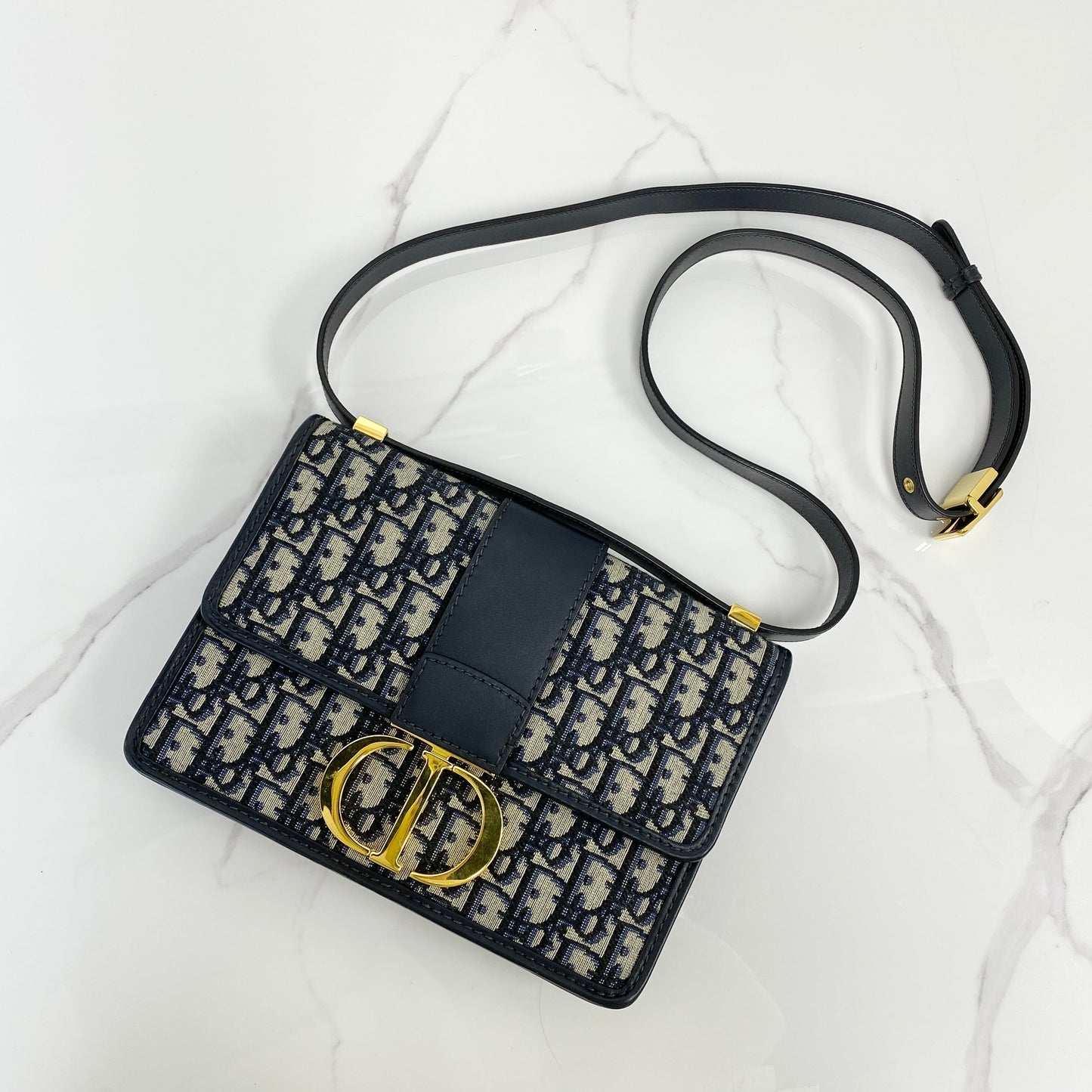 Christian Dior 30 Montaigne Bag - Oblique Canvas - photo 1