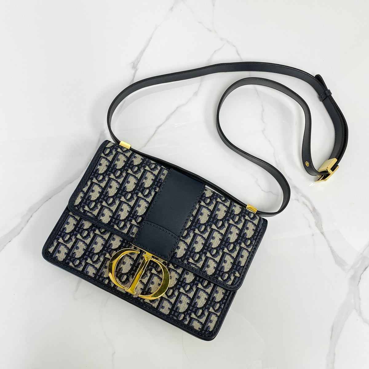Christian Dior 30 Montaigne Bag - Oblique Canvas - photo 1