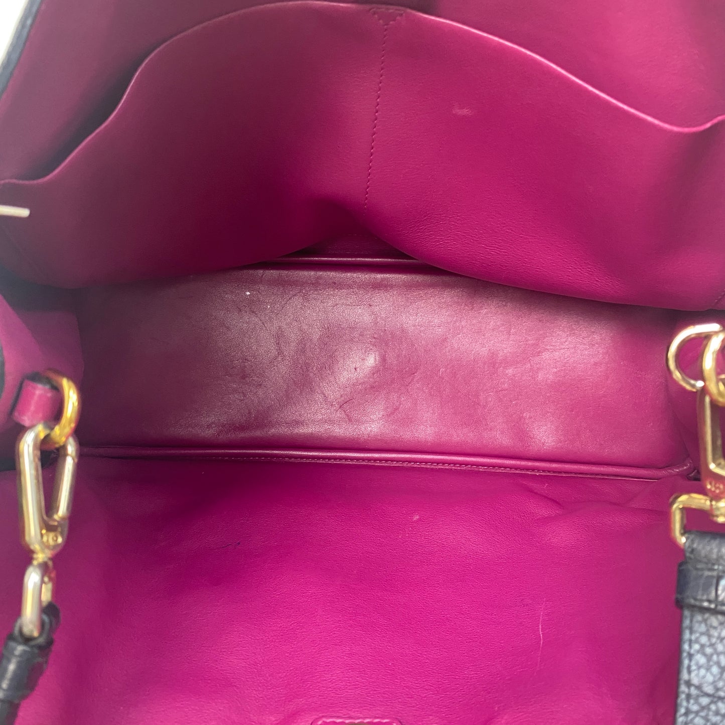 Interior of the Dior Diorissimo Large Tote