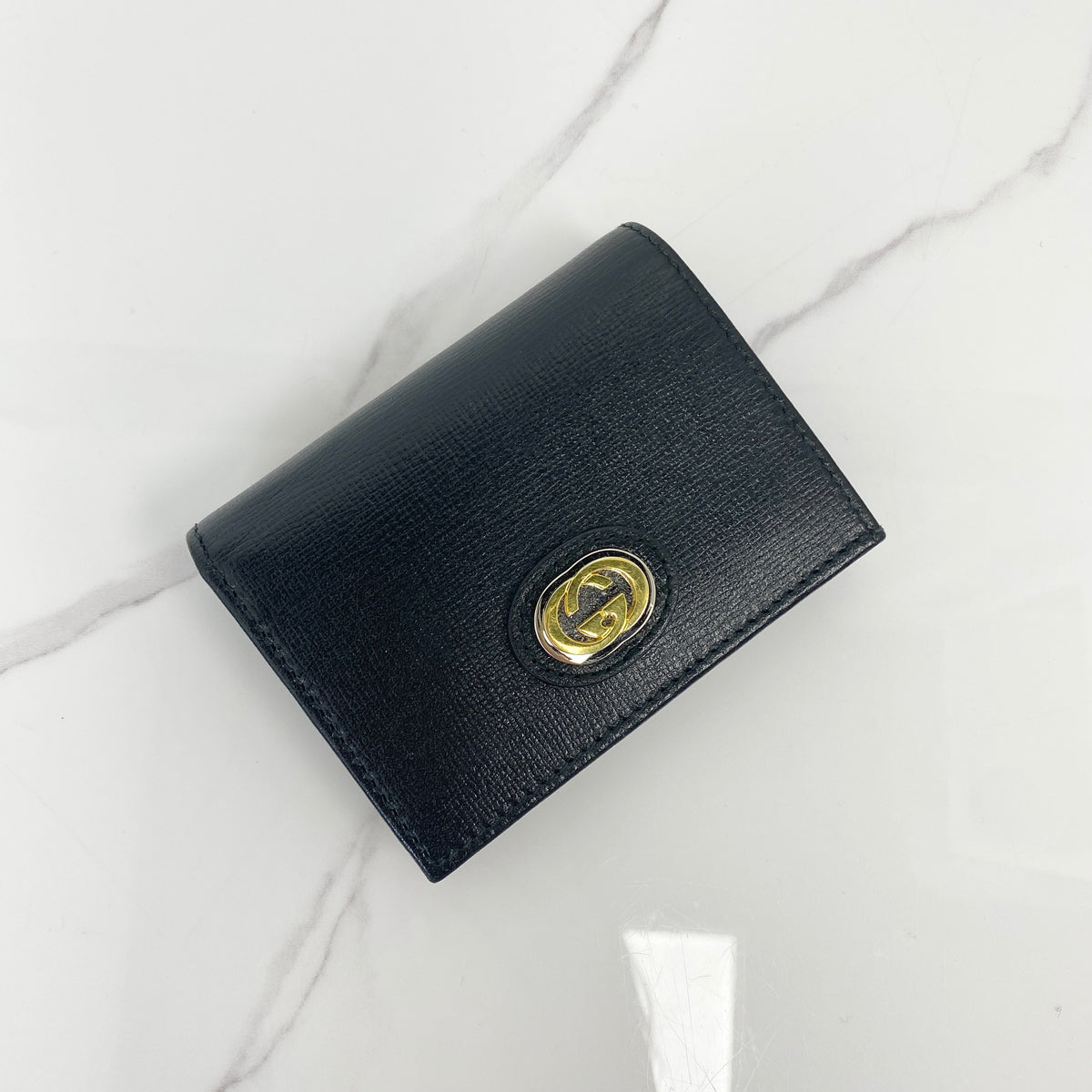 Gucci Leather Compact Wallet - photo 1