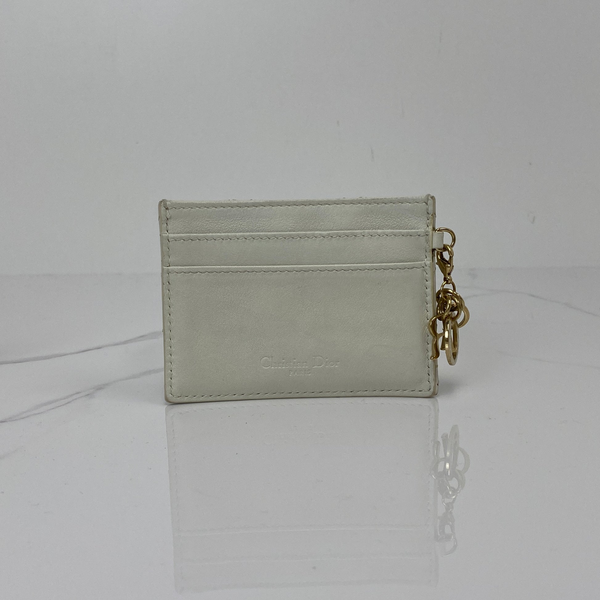 Card slots of the Christian Dior Valentine Card Holder