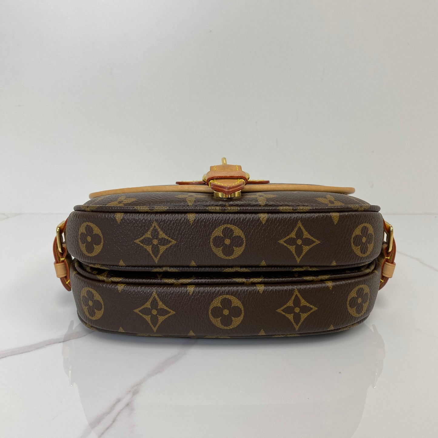 Top and base view of the Louis Vuitton Saumur BB