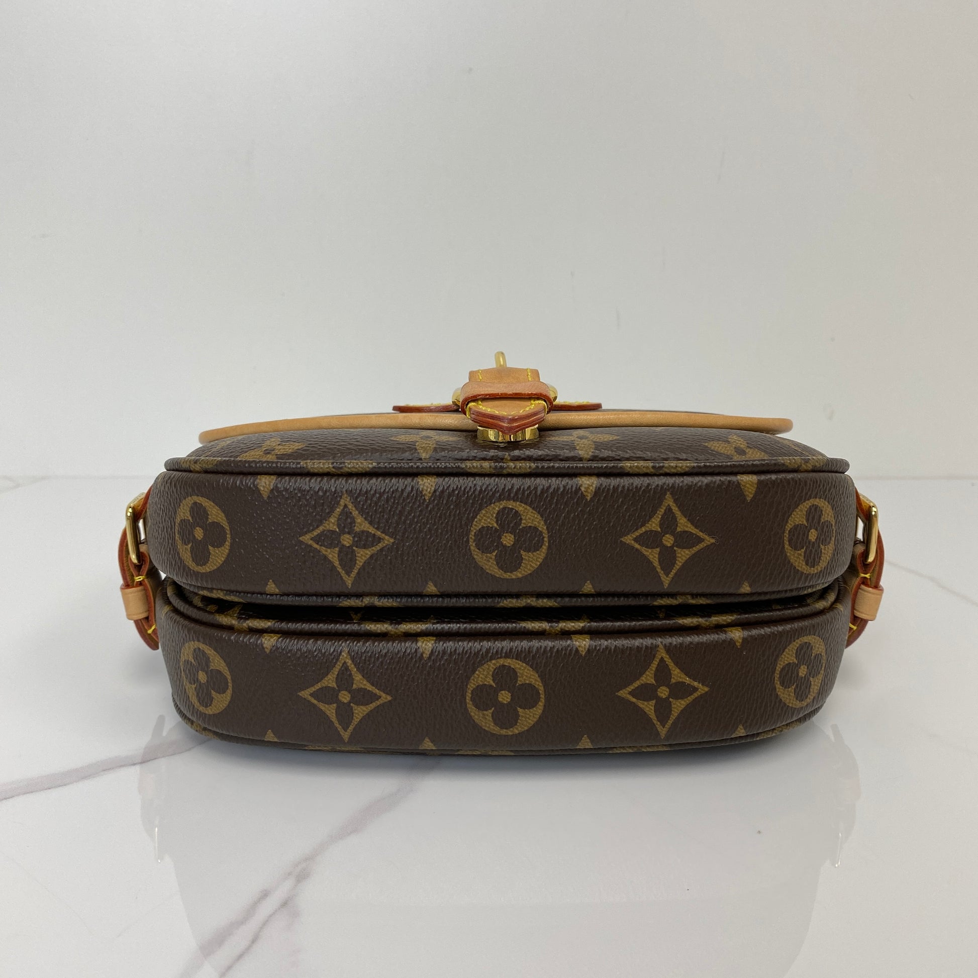 Top and base view of the Louis Vuitton Saumur BB