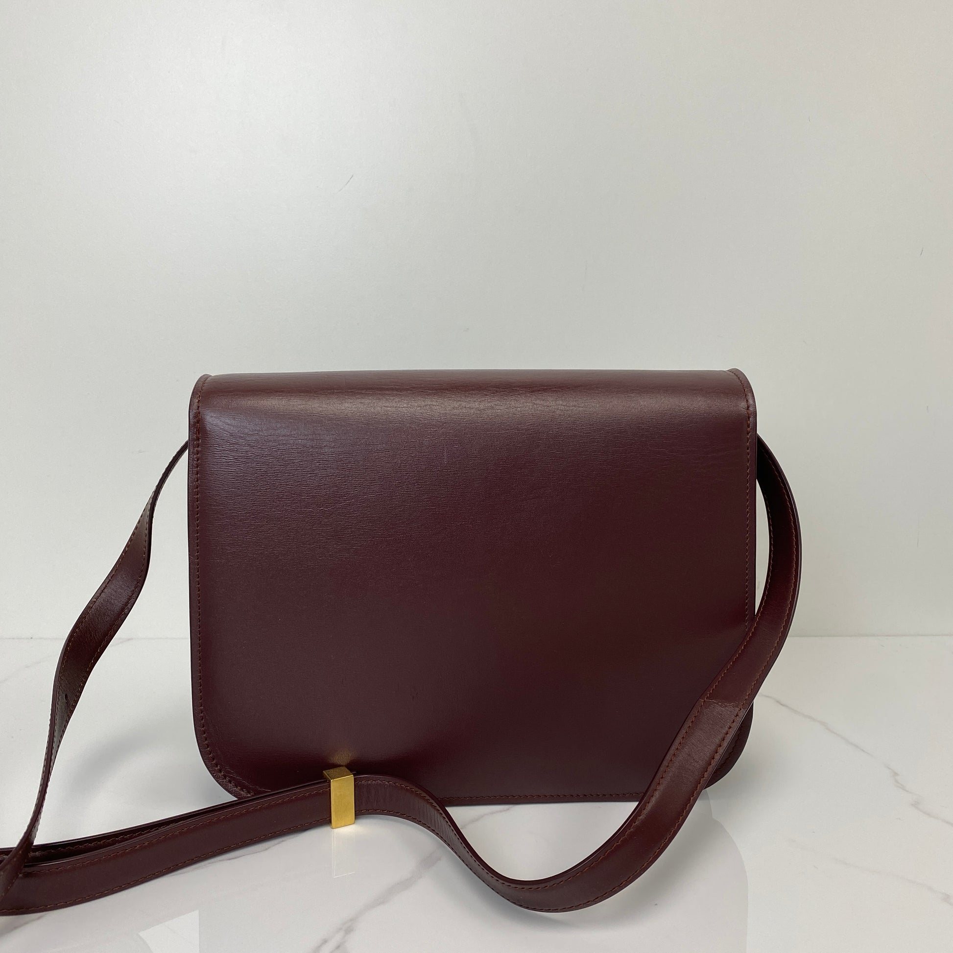 Side profile of the Celine Box Bag