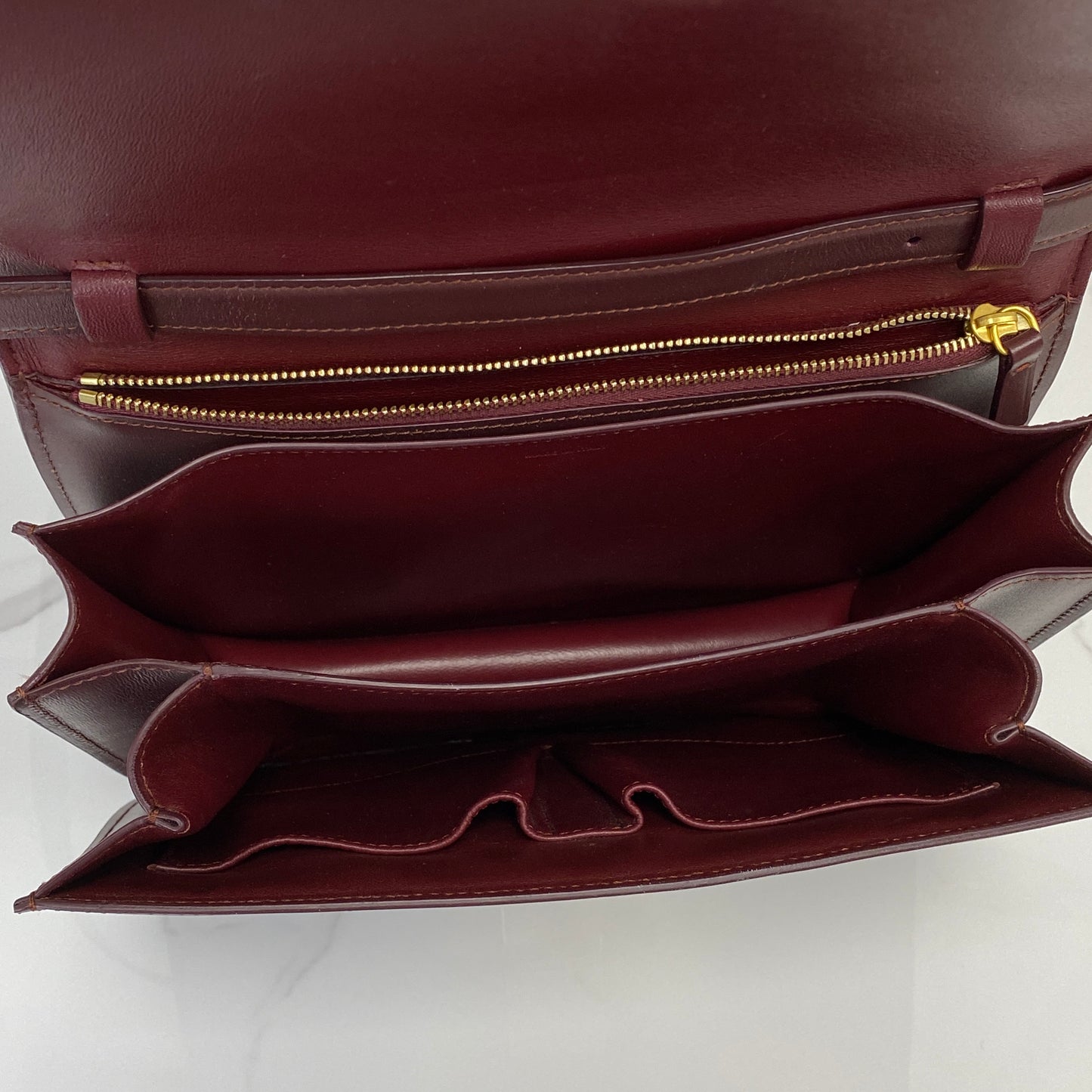 Base of the Celine Medium Box Bag