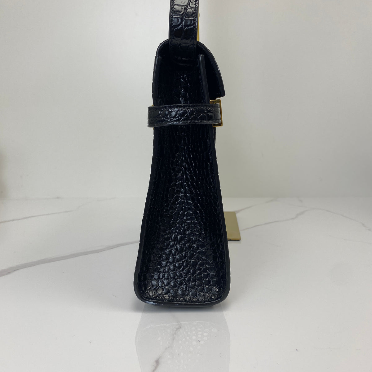 Saint Laurent Crocodile Embossed Medium Manhattan Bag - photo 5