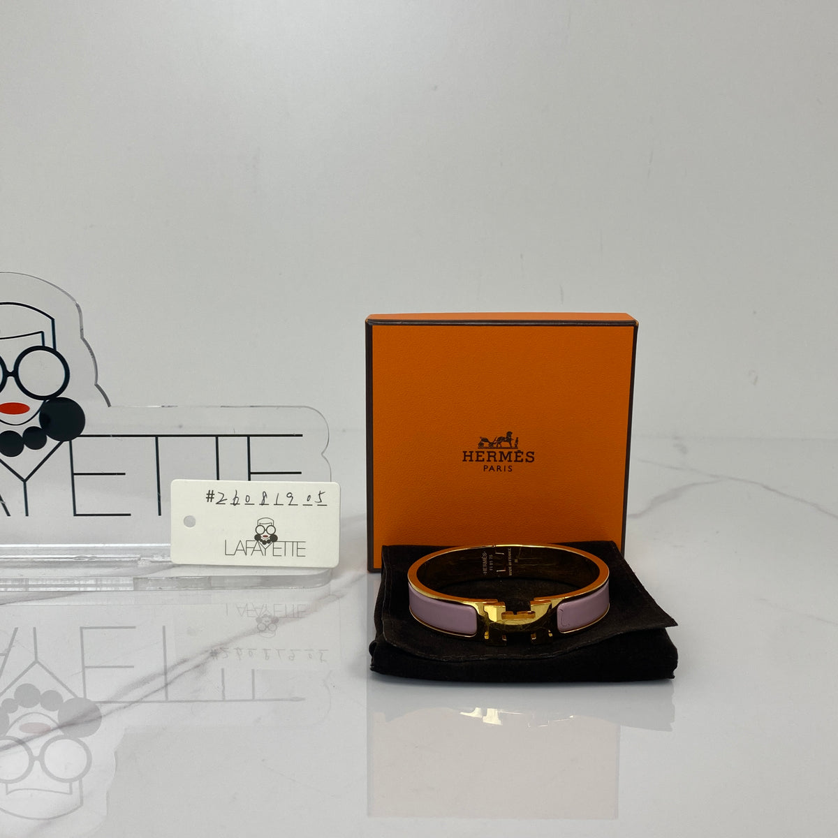Hermès Clic H Bracelet Rose Candeur — alternate view