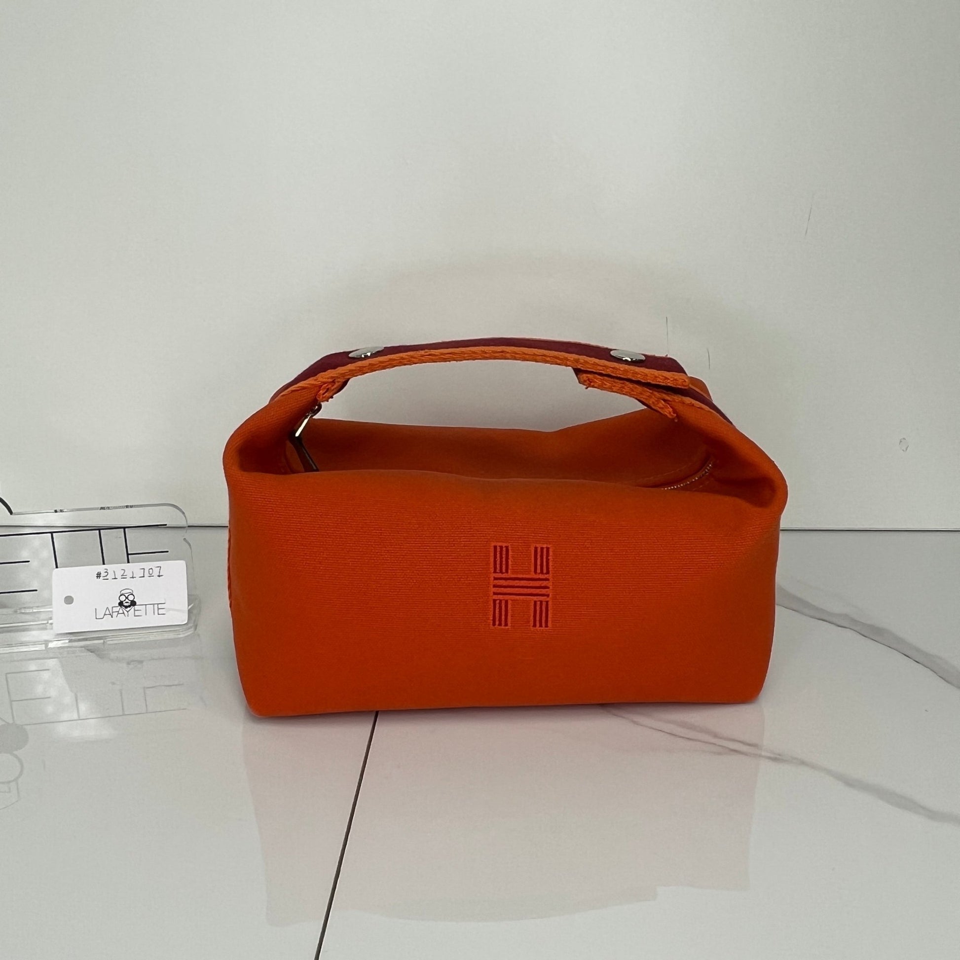 Hermes Small Toile Bride - A - Brac Case