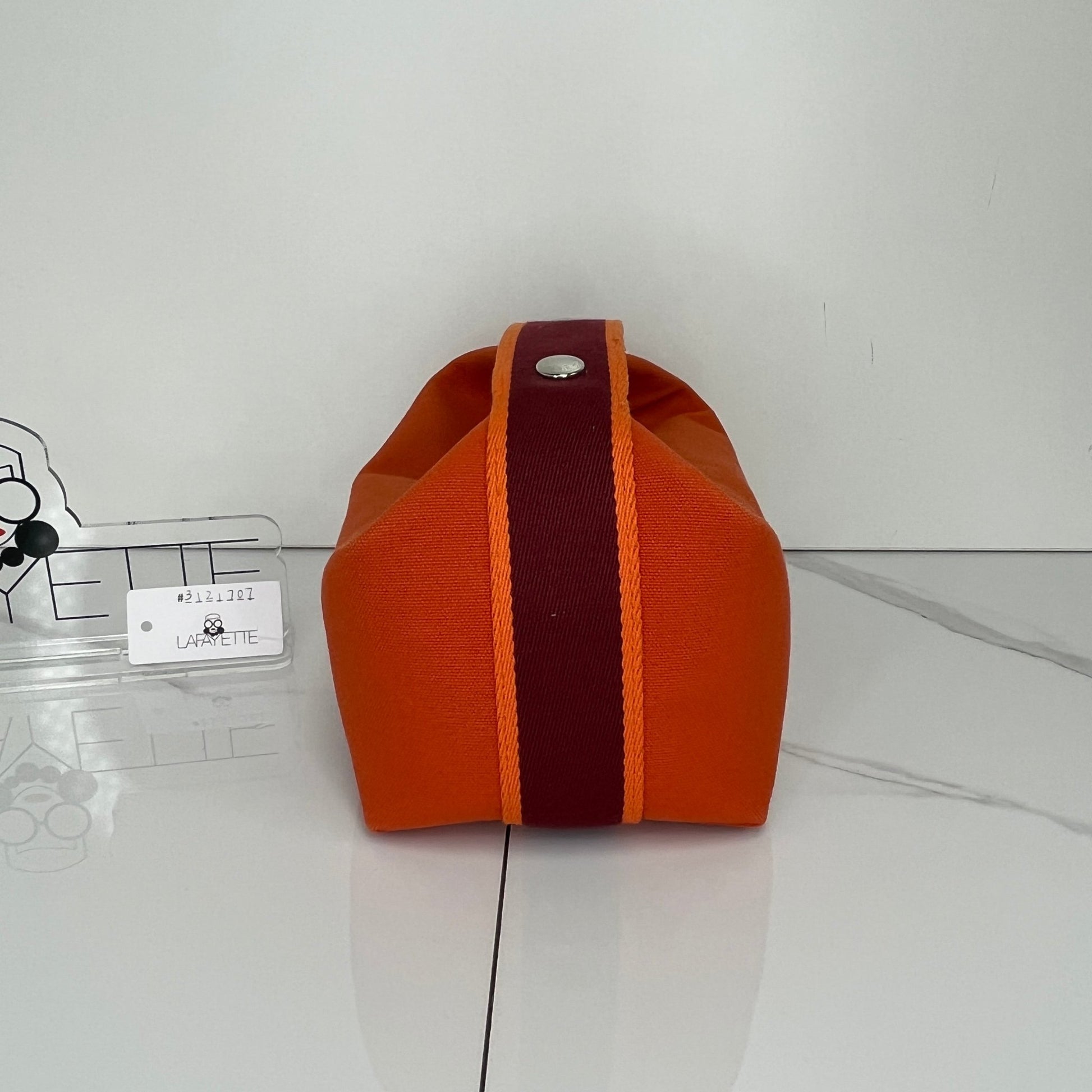 Hermes Small Toile Bride - A - Brac Case