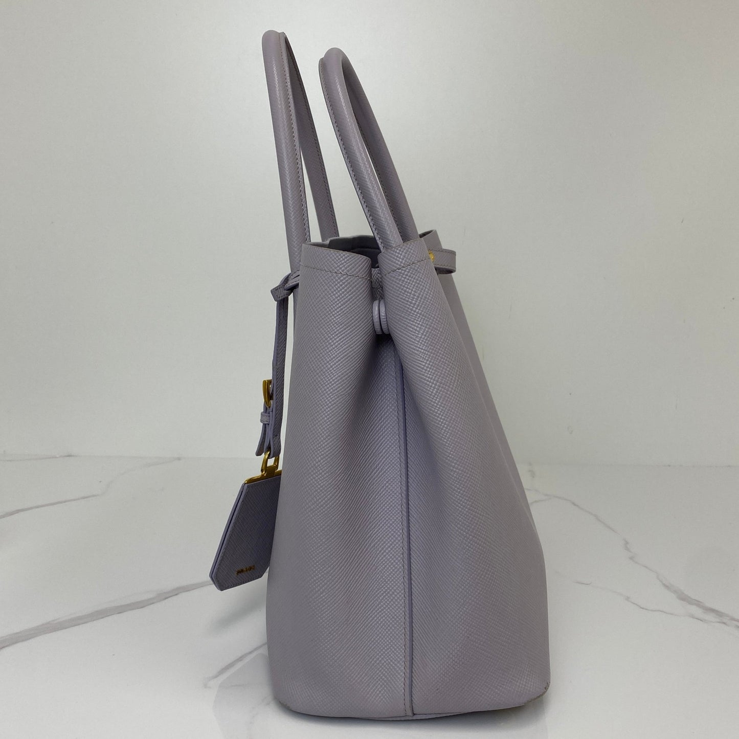 Prada Medium Saffiano Leather Double Prada Bag
