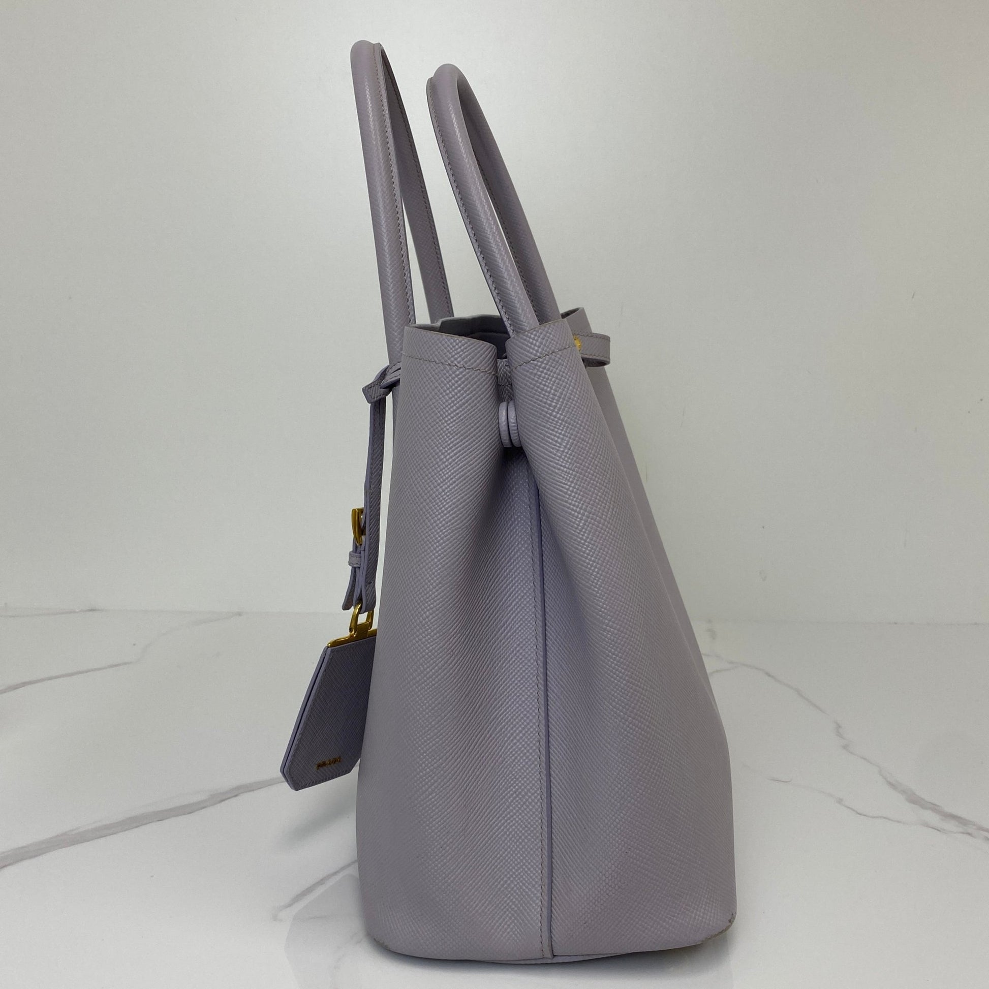 Prada Medium Saffiano Leather Double Prada Bag