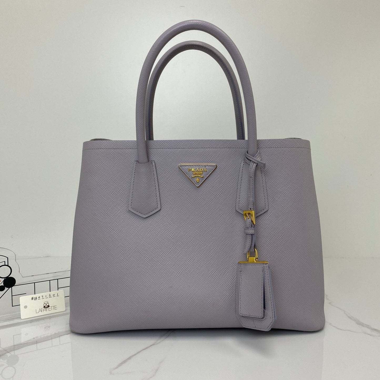 Prada Medium Saffiano Leather Double Prada Bag