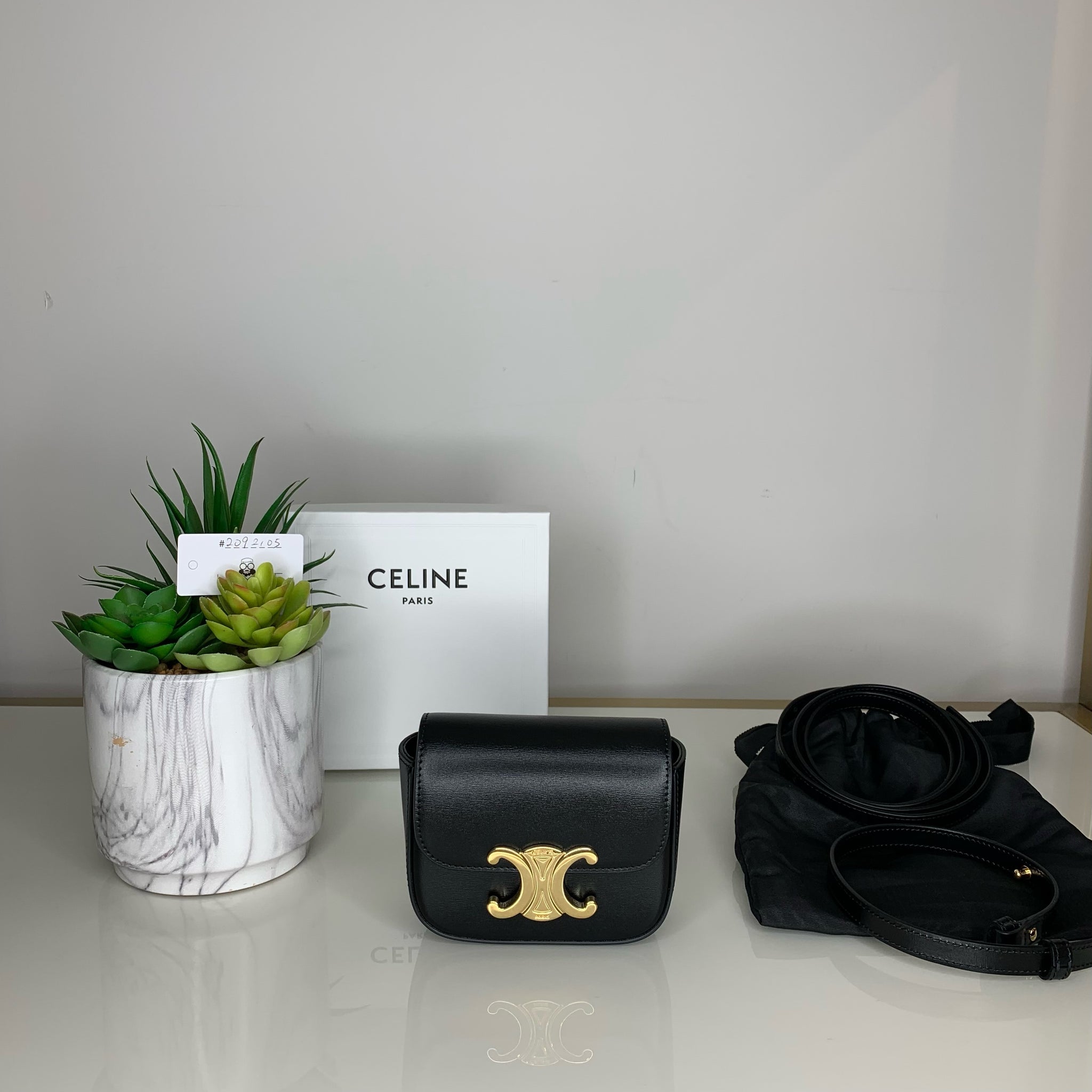 Celine Mini Triomphe - Black – Lafayette Consignment